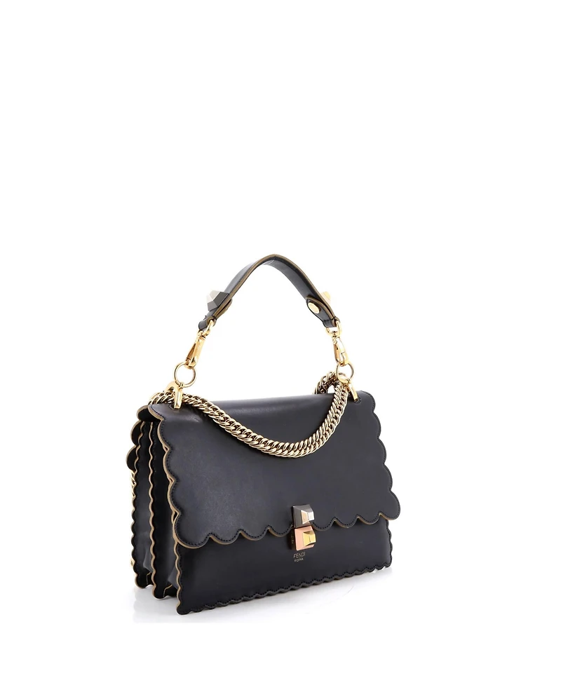 Pre-Owned Fendi Medium Kan I Bag Leather