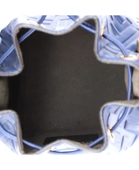 Pre-Owned Fendi Mini Mon Tresor Bucket Bag Zucca Embossed Leather