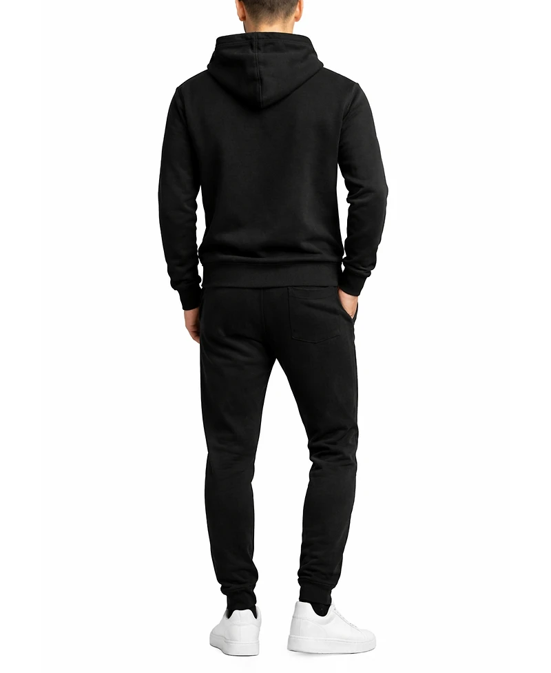 Q-Active Men's Soft Fleece Pullover Hoodie & Sweatpants Jogging Set