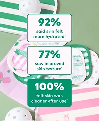 MakeUp Eraser 9-Pc. Pickleball Reusable Makeup Wipe Set