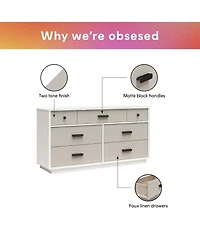 flynama 5 Drawer Dresser Multipurpose Cabinet for Kids Room Home Furniture With Spacious Drawers Easy Assembly.