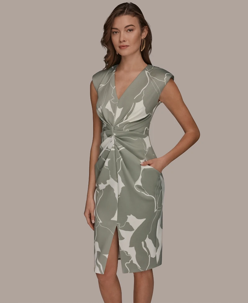 Donna Karan New York Women's V-Neck Sheath Dress