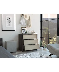 flynama Contemporary 6 Drawer Dresser Finish Sturdy Construction for Bedroom Living Room Storage