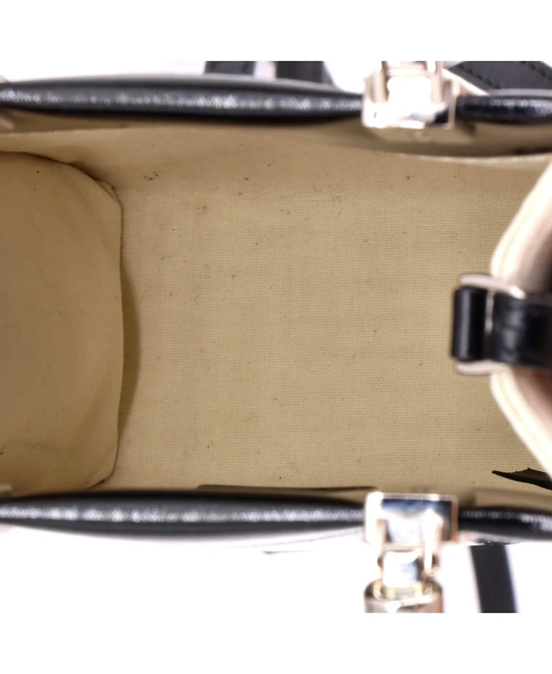 Pre-Owned Fendi Mini Sunshine Shopper Tote Patent and Canvas