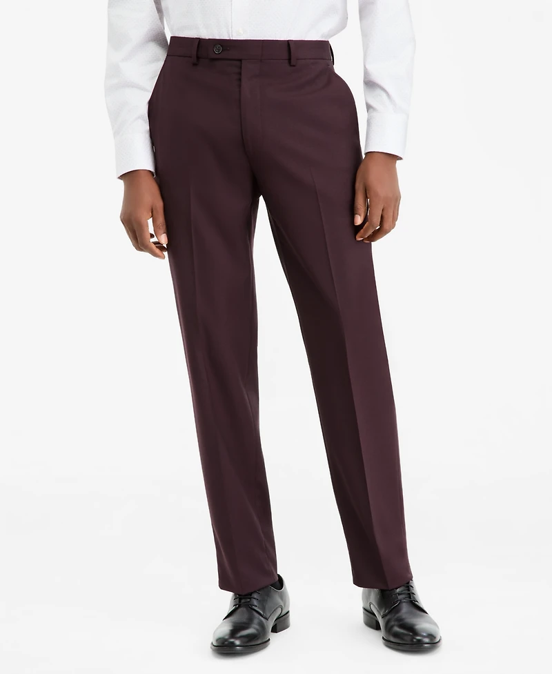 Calvin Klein Men's Slim-Fit Wool-Blend Suit Pants