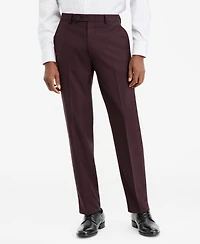 Calvin Klein Men's Slim-Fit Wool-Blend Suit Pants