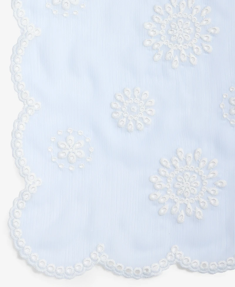 On 34th Eyelet Square Scarf, Macy's Exclusive