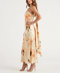 Taylor Women's Floral One-Shoulder Fit & Flare Dress