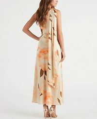 Taylor Women's Floral One-Shoulder Fit & Flare Dress