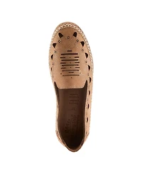 Spring Step Anoura Women s Leather Slip-on with Laser-cut Style and Comfort