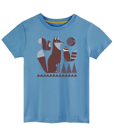 Mightly Kids Fair Trade Organic Cotton Graphic Short Sleeve T-Shirt
