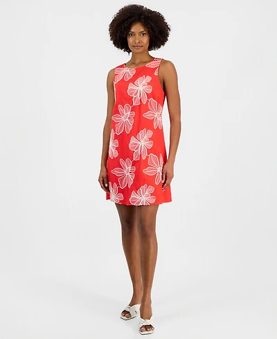 Vince Camuto Women's High-Neck Mini Dress