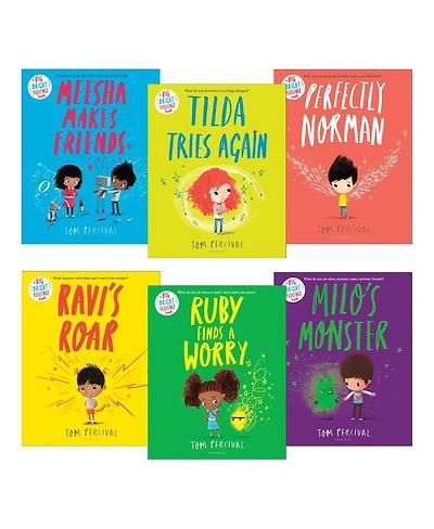 Kaplan Early Learning Big Bright Feelings Paperback Books - Set of 6