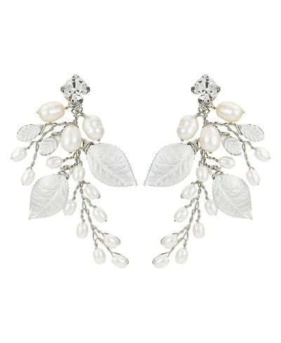 Untamed Petals Ryann Freshwater Pearl Drop Earrings