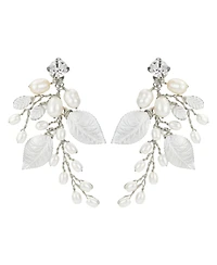 Untamed Petals Ryann Freshwater Pearl Drop Earrings