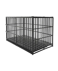 Aostirmotor Extra Large Metal Dog Cage – 61" Heavy Duty Kennel for Large Dogs, Strong & Durable