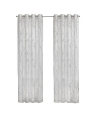 Habitat Anita Sheer Energy Efficient Grommet Curtain Panel for Windows
