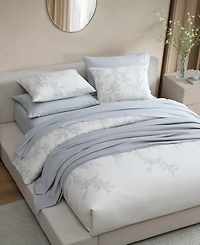Vera Wang Trailing Vines Cotton 3-Pc. Comforter Set