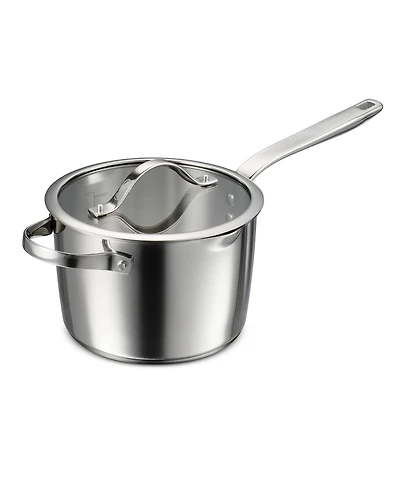 Tramontina Tempo Tri-Ply Base Stainless Steel 4-Quart Sauce Pan with Glass Lid