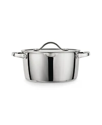 Tramontina Tempo Tri-Ply Base Stainless Steel 5-Quart Dutch Oven Pot with Glass Lid