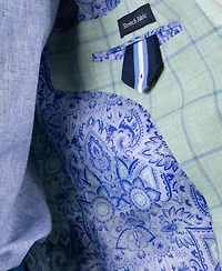 Tailorbyrd Men's Melange Windowpane Sport Coat