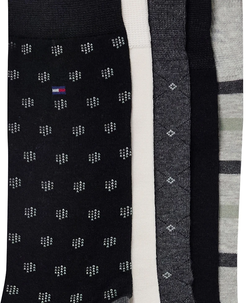Tommy Hilfiger Men's Dress Crew Socks, 5-Pack