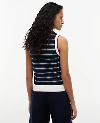 Tommy Hilfiger Women's Intarsia Flag Crewneck Sweater
