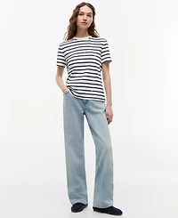 Tommy Hilfiger Women's Ribbed Crewneck T-Shirt