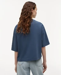 Tommy Hilfiger Women's Dye Crest Boxy Crewneck T-Shirt