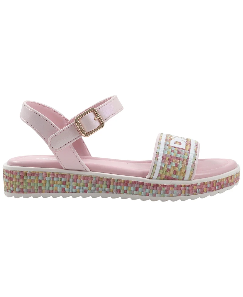 Dkny Girls' Chava Eloise Ankle Strap Flatform Sandals