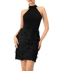 Ivonne Women's Short Halter Neck Dress