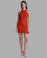 Bcbg Women's Lace Halter Neck Sheath Dress