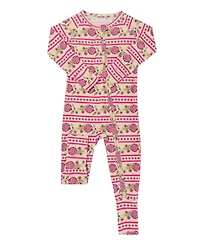 Motette Baby Girl's Pomegranate Soiree Bamboo Sleeper