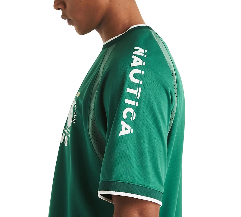 Nautica Men's Raglan Soccer Crewneck T-Shirt