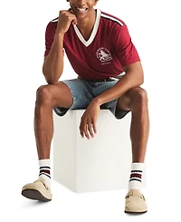 Nautica Men's Shadow Printed Birdseye V-Neck T-Shirt