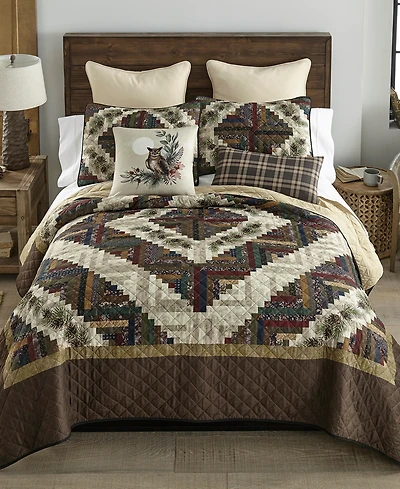 Donna Sharp Whitley Diamond 3-Pc. Quilt Set, Queen