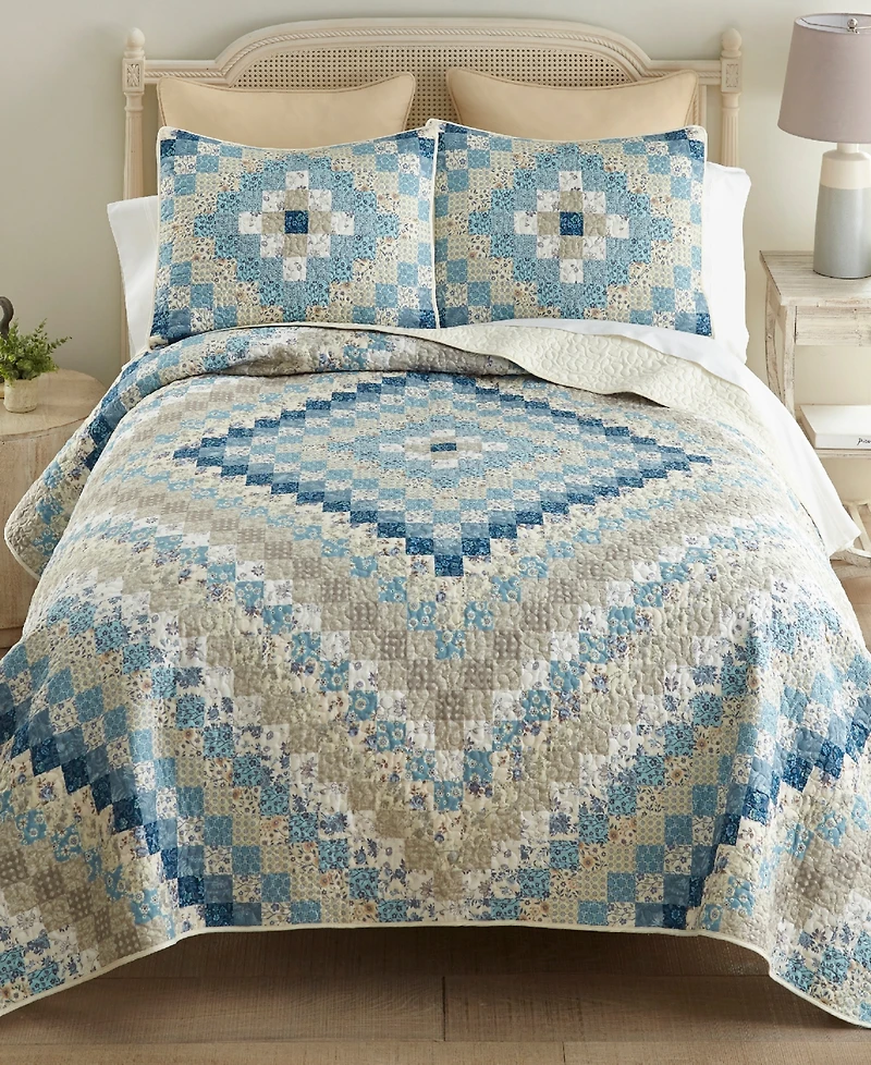 Donna Sharp Diamond Ultra-Comfort 3-Pc. Quilt Set, California King