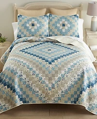 Donna Sharp Diamond Ultra-Comfort 3-Pc. Quilt Set, California King