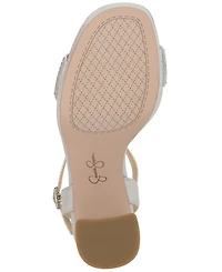 Jessica Simpson Women's Skilia Platform Block Heel Rhinestone Sandals