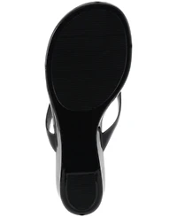 Jeffrey Campbell Women's Gigabyte Jelly Thong Wedge Sandals