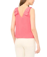 CeCe Women's V-Neck Bow-Strap Tank Top