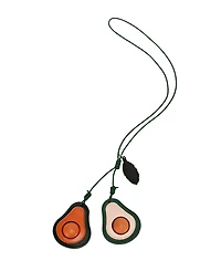 Old Trend Avo Mini Handcrafted Botanical Fruit Charm