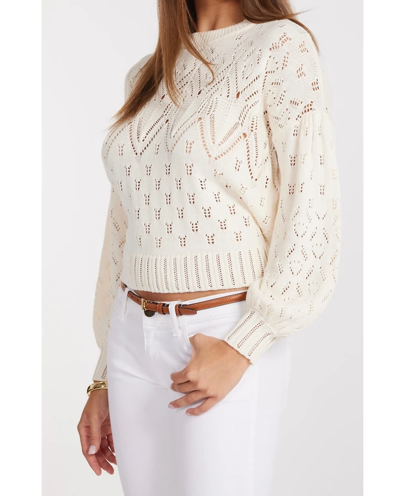 Bishop + Young Women's Favorite Pointelle Sweater