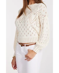 Bishop + Young Women's Favorite Pointelle Sweater