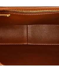 Pre-Owned Celine Teen Triomphe Shoulder Bag Canvas with Leather