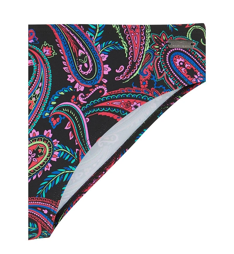 Lascana Women's Paisley Print Classic Bikini Swimsuit Bottom