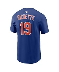 Nike Men's Bo Bichette Royal New York Mets Name Number T-Shirt