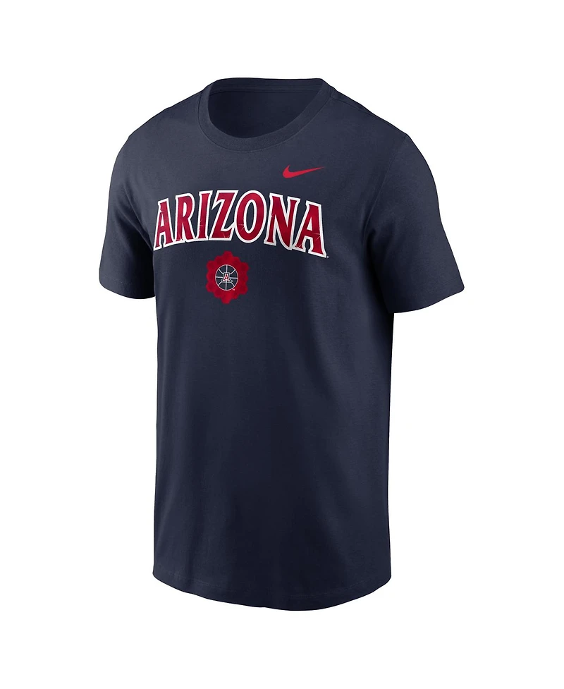 Nike Men's Navy Arizona Wildcats Space Basketball T-Shirt