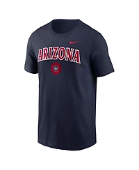Nike Men's Navy Arizona Wildcats Space Basketball T-Shirt