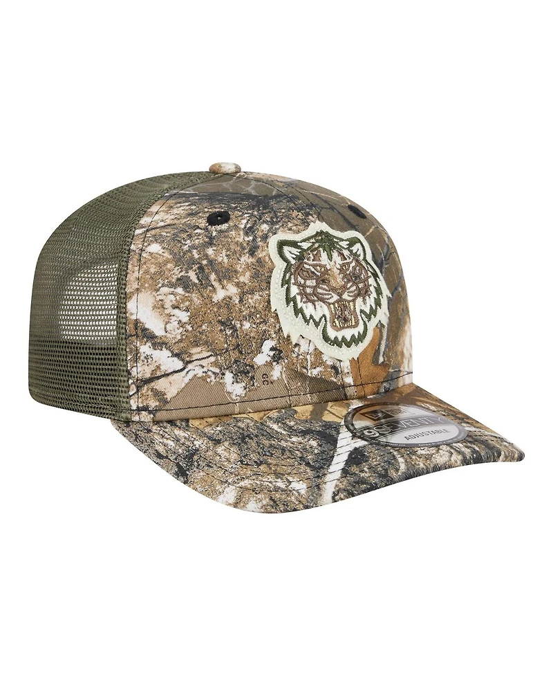 New Era Men's Camo Detroit Tigers Realtree 9SEVENTY Adjustable Hat